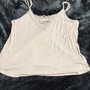Maurices Lace Trim Cami - Light Pink